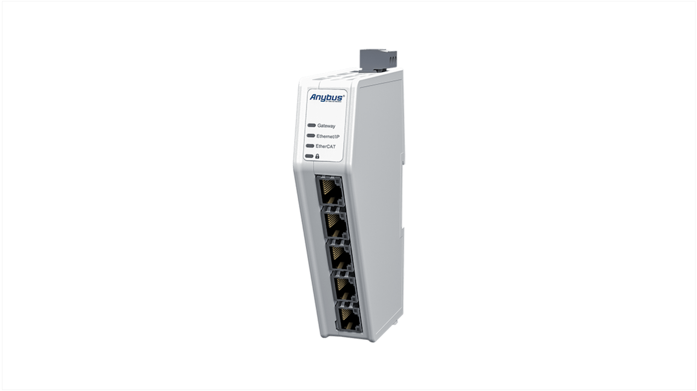 Servidor de puerta de enlace Anybus, para usar con Sistemas PLC tipo Ethernet / IP tipo EtherCAT