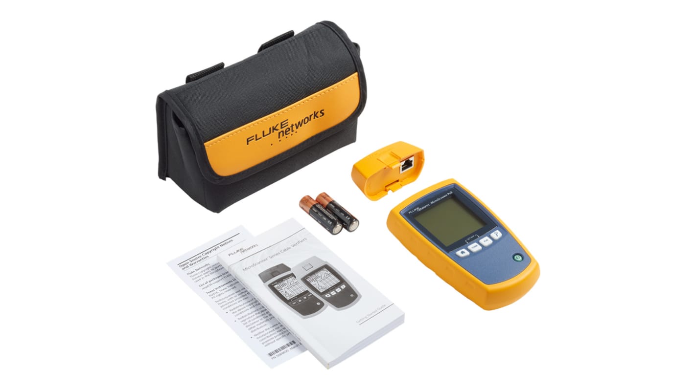 Fluke Networks MS-POE-IE Netzwerktester mit Tonsignal, Kabelprüfgerät, Cat6a, RJ45