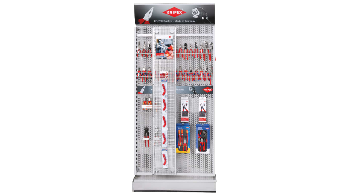 Sujeción de herramientas en pared y panel, Juego de portaherramientas para montaje en pared, Knipex