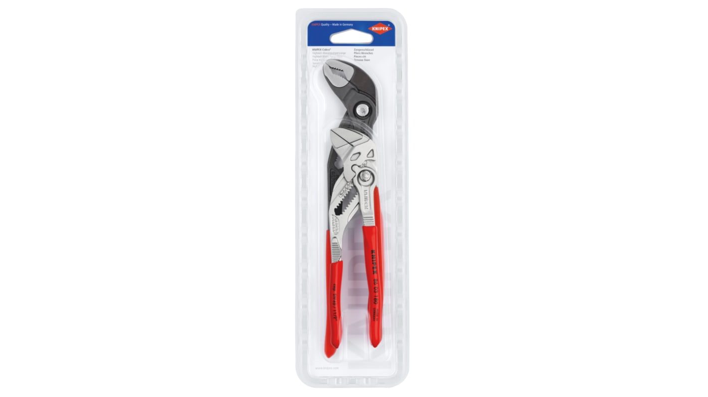 Knipex 2-Piece Plier Set, Flat, Straight Tip, 319 mm Overall