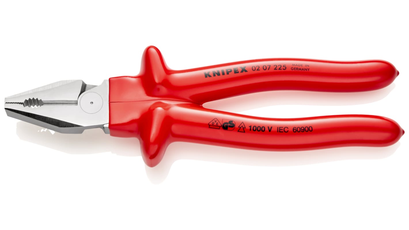 Knipex コンビネーションプライヤ 02 07 225 230 mm コンビネーションプライヤ