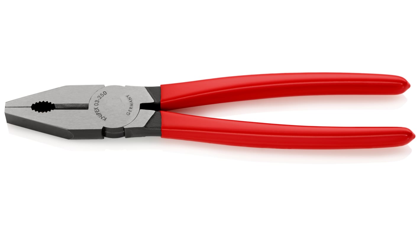 Pinze combinate Knipex in Acciaio speciale per utensili di qualità, lungh. 255 mm Ad angolo retto