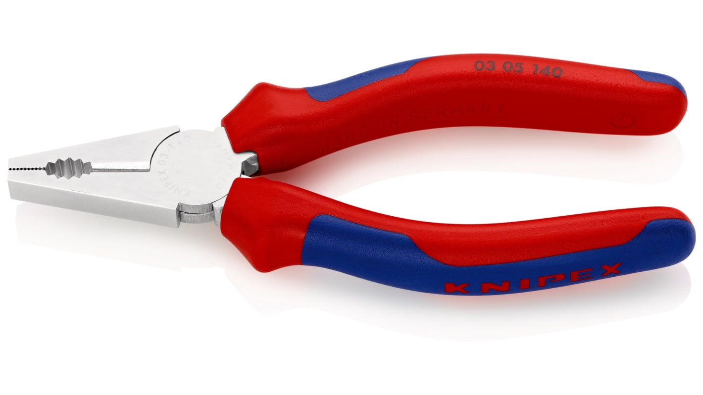 Knipex Kombizange, gebogen Schneidkraft → 9 mm 150 mm