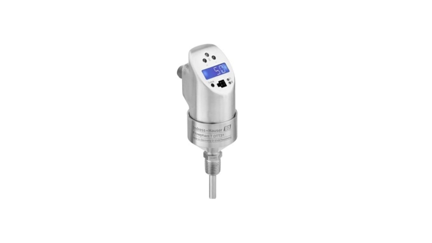 Interruptor de flujo Endress+Hauser DTT31 para Líquido, 0,03 m/s → 3 m/s, 18 → 30 V CC