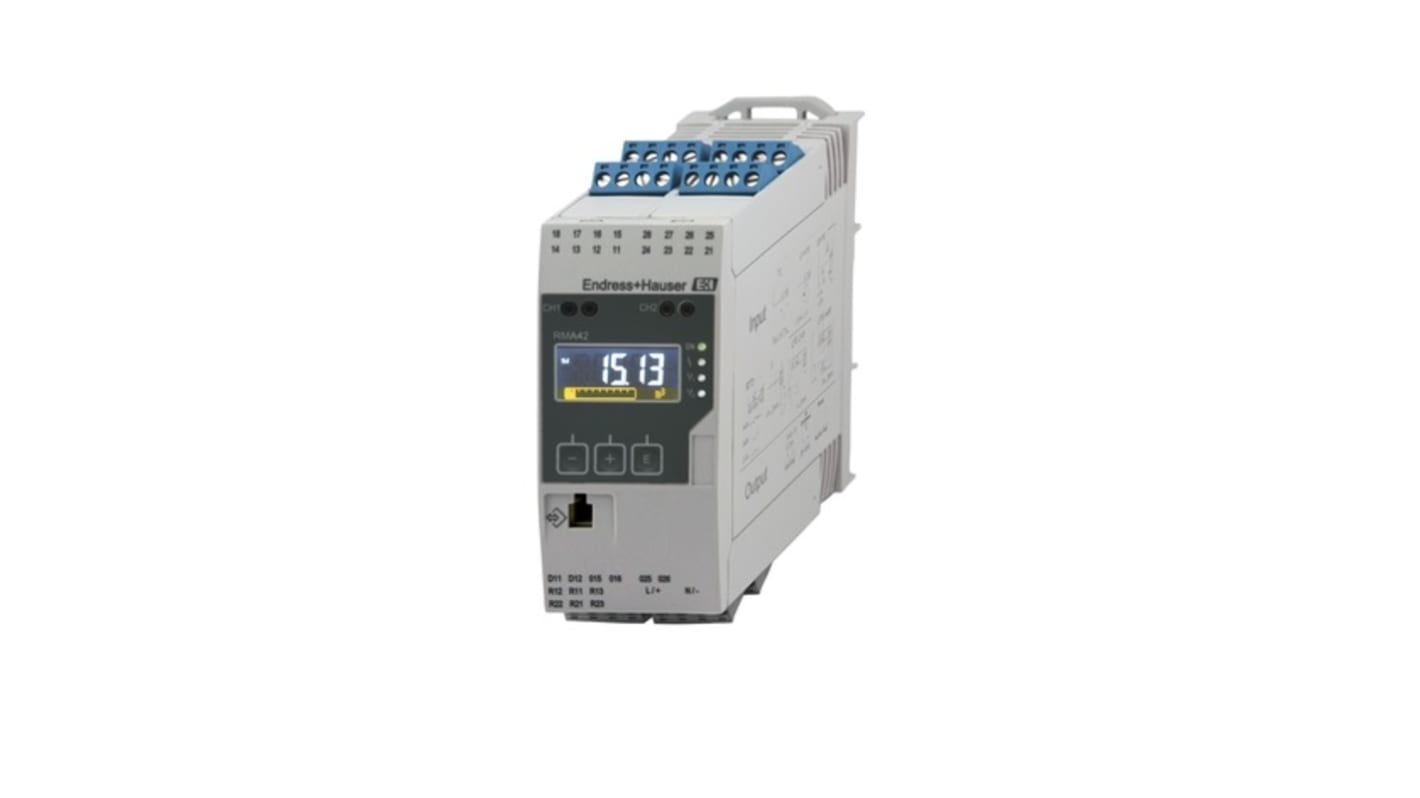 Medidor de proceso Endress+Hauser RMA42, con display LCD, para Corriente, resistencia, termómetro de resistencia,