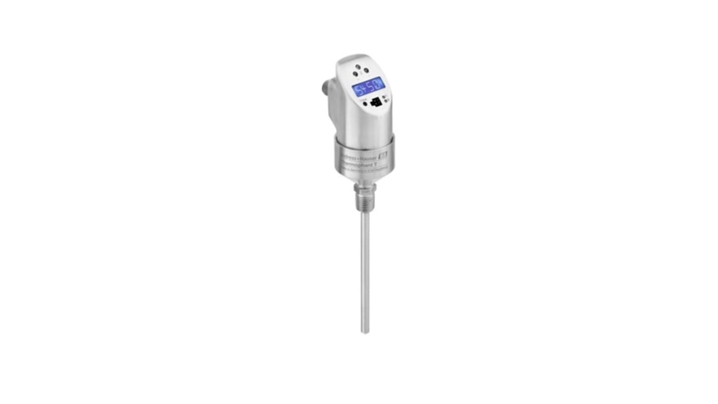 Endress+Hauser PT100 Temperature Sensor, 6mm Dia, 100mm Long, G 1/2, 0.65 K +200°C Max