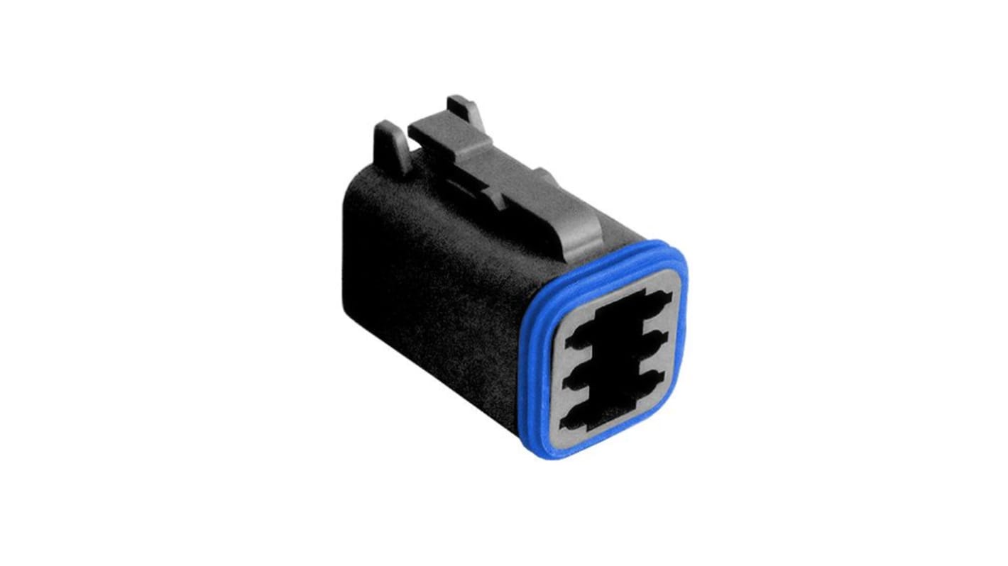 Bulgin, PX0100 Connector Housing Plug 6 Way, Crimp Termination