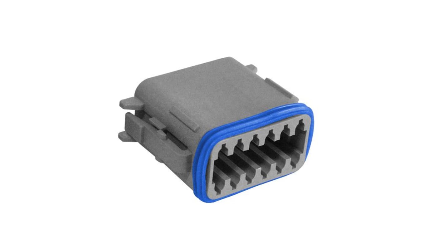 Carcasa de conector Bulgin PX0100 Macho de 12 vías en 2 filas, 13A, terminación: Crimpado