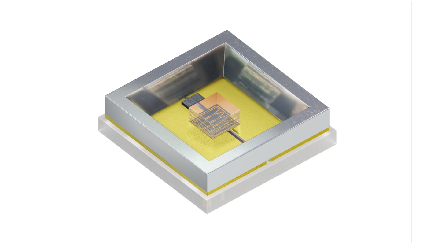 SU CULDP1.VC-MBMG-57-1-185-R18 ams OSRAM, OSLON UV Series UVC LED, 275nm 40mW 120 Surface Mount package