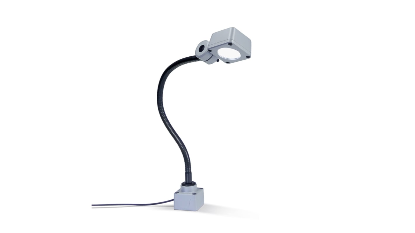 LED2WORK LED-Arbeitsplatzleuchte mit Gänsehals Maschinenleuchte Flexibler Arm 1120 lm / 8,5 W, 500mm 24 V Schwanenhals