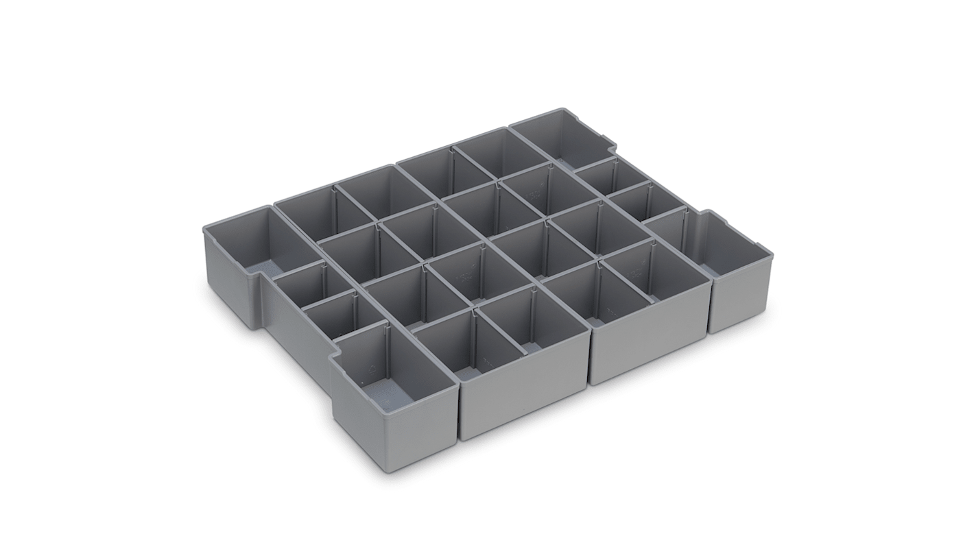 BS SYSTEMS Insert Tray for L-BOXX 102, L-BOXX 102 Lid Transparent