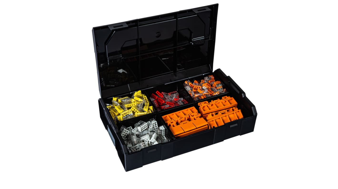 BS SYSTEMS L-BOXX 1 → 6 drawers  Polypropylene Tool Box, 258.5 x 157.5 x 63mm