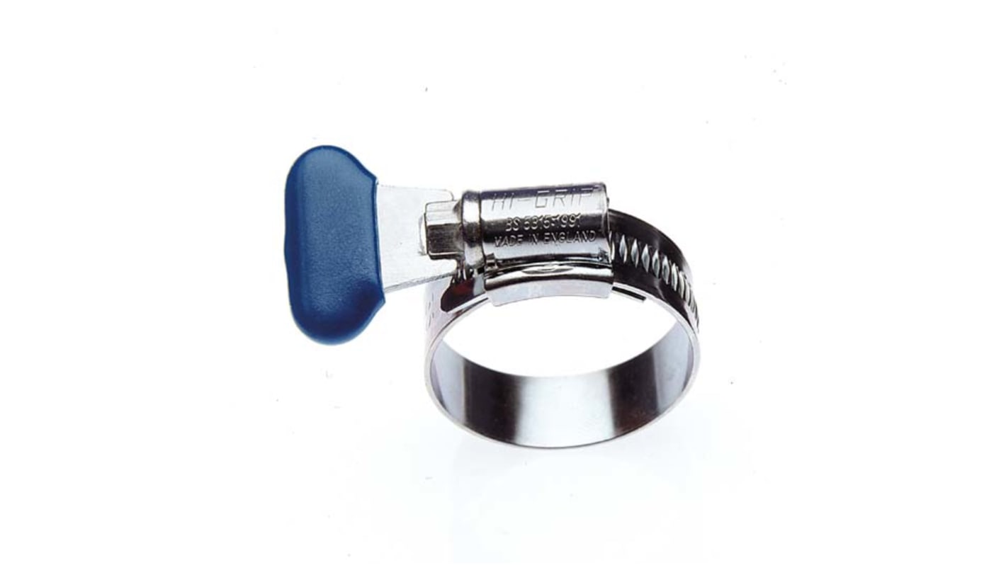 HI-GRIP Stainless Steel Wing Hose Clip, 0.9mm Band Width, 70mm ID