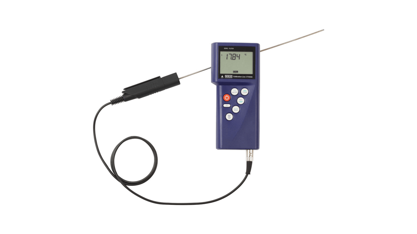 WIKA Digital Thermometer bis +450°C, Messelement Typ Hitzedraht