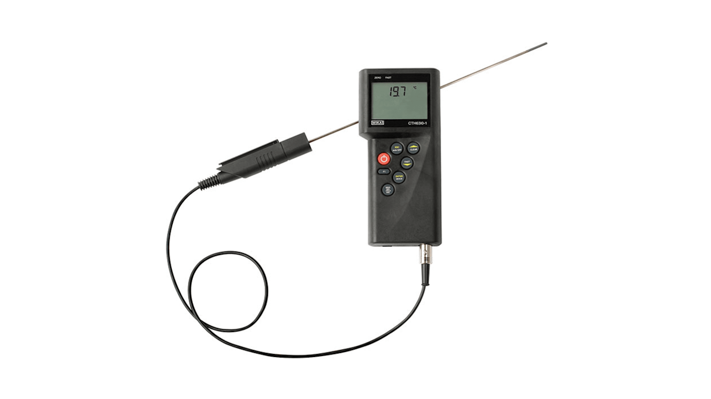 WIKA Digital Thermometer bis +450°C, Messelement Typ Hitzedraht