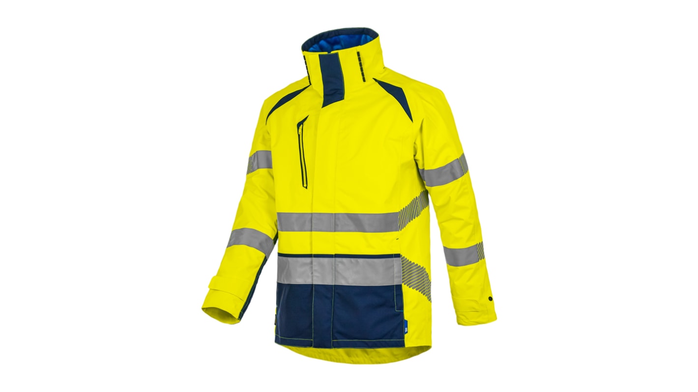 Parka haute visibilité T2S PARKALGH01, Jaune/Bleu marine, taille 2L, Unisexe