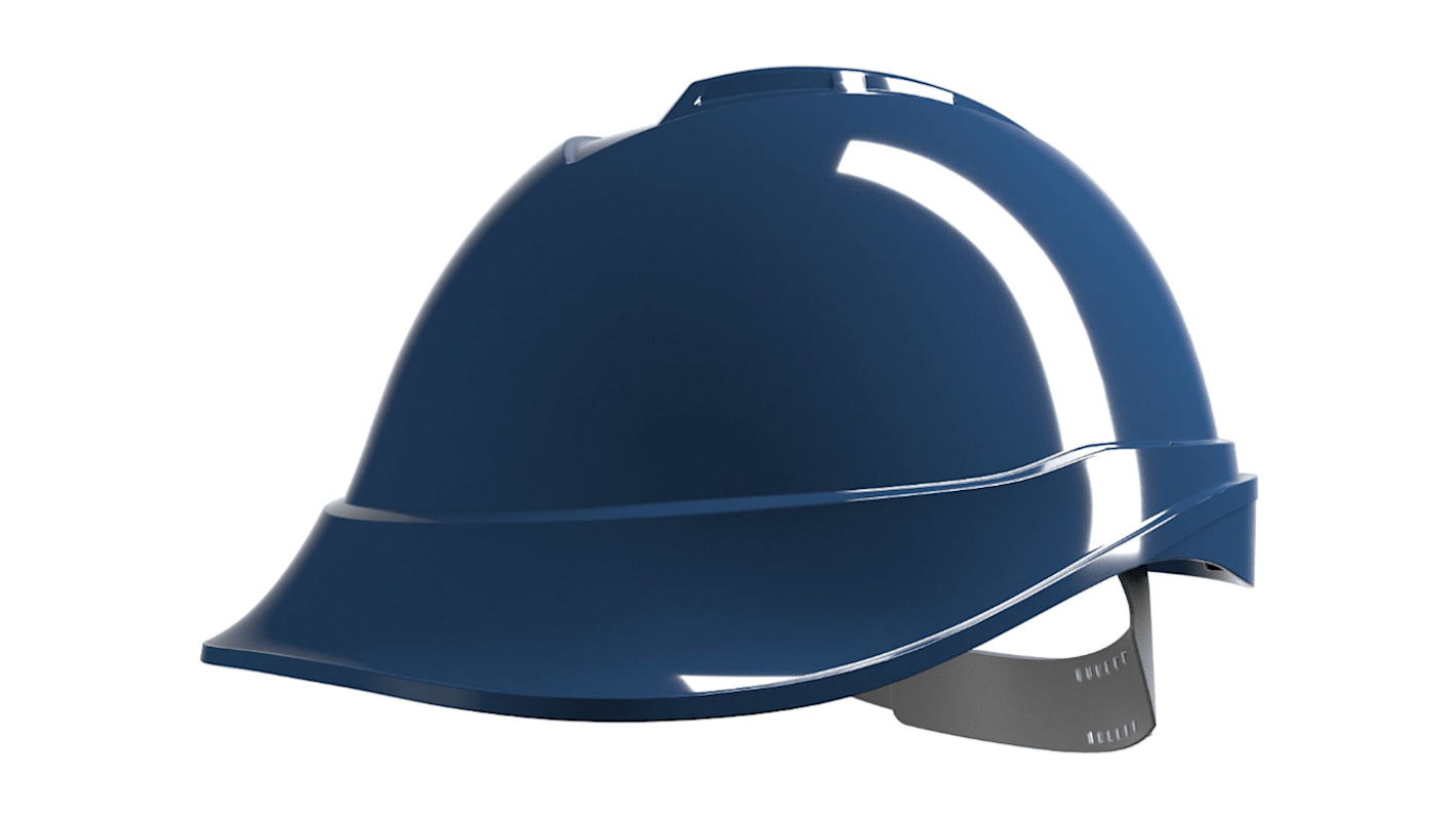 Casco di sicurezza MSA Safety V-Gard 200, con protezione occhi integrata , col. Blu