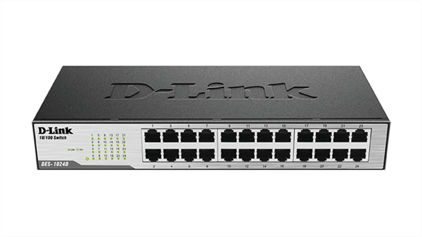 D-Link D-Link 24, Unmanaged 24 Port Ethernet Switch, EU