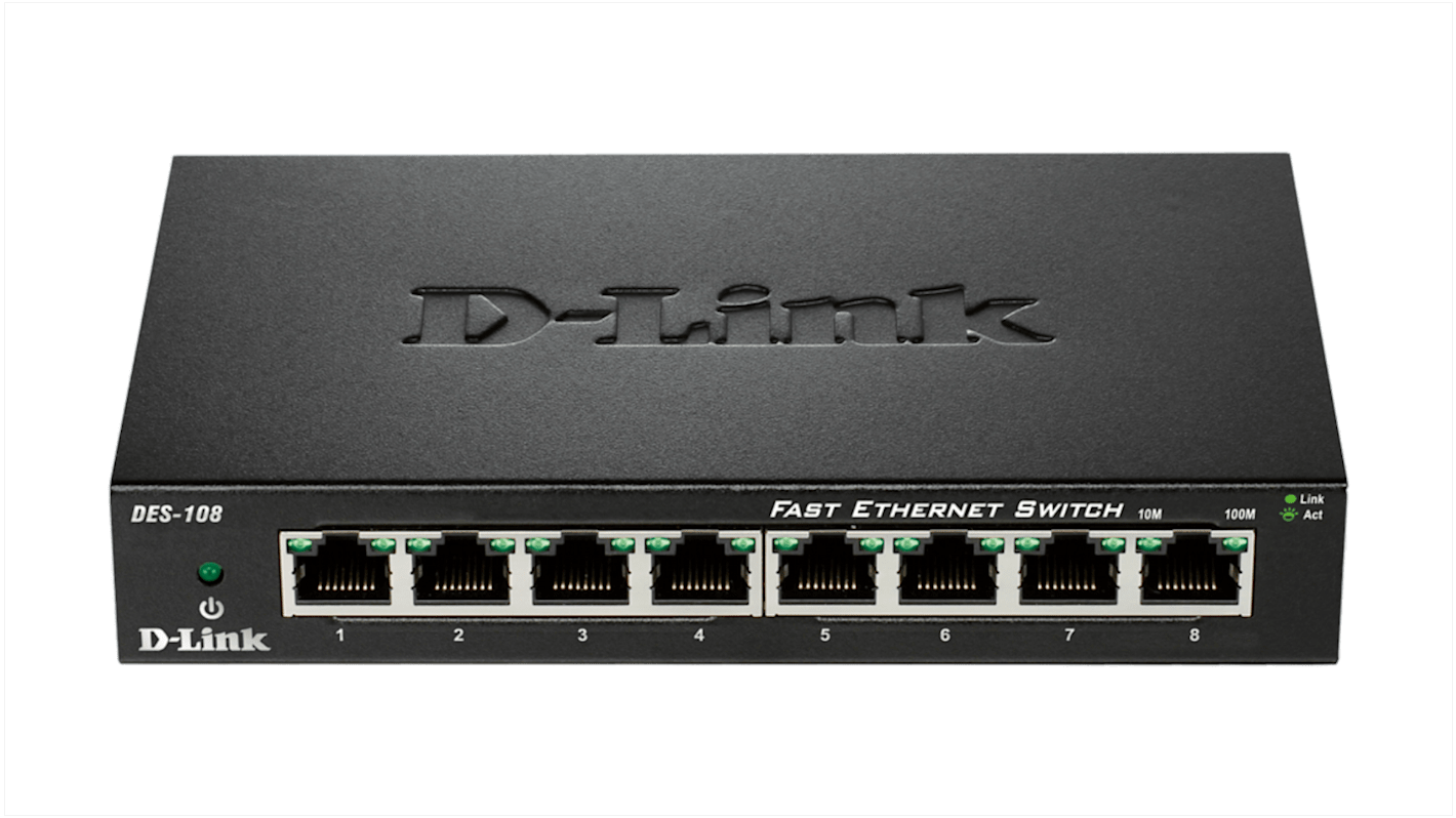 Switch Ethernet D-Link , 8 puertos