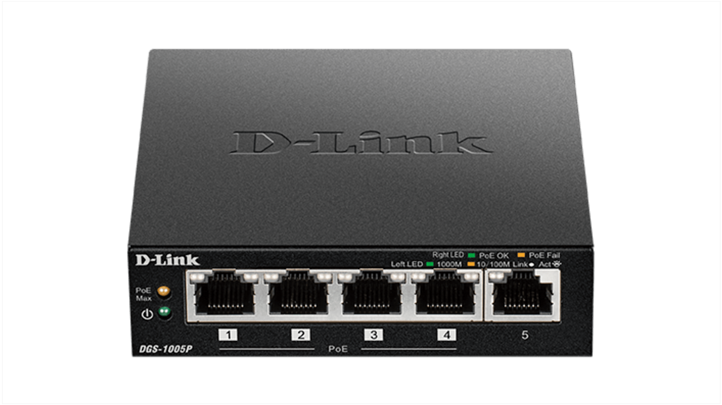 5 Port Gigabit Switch With PoE EU