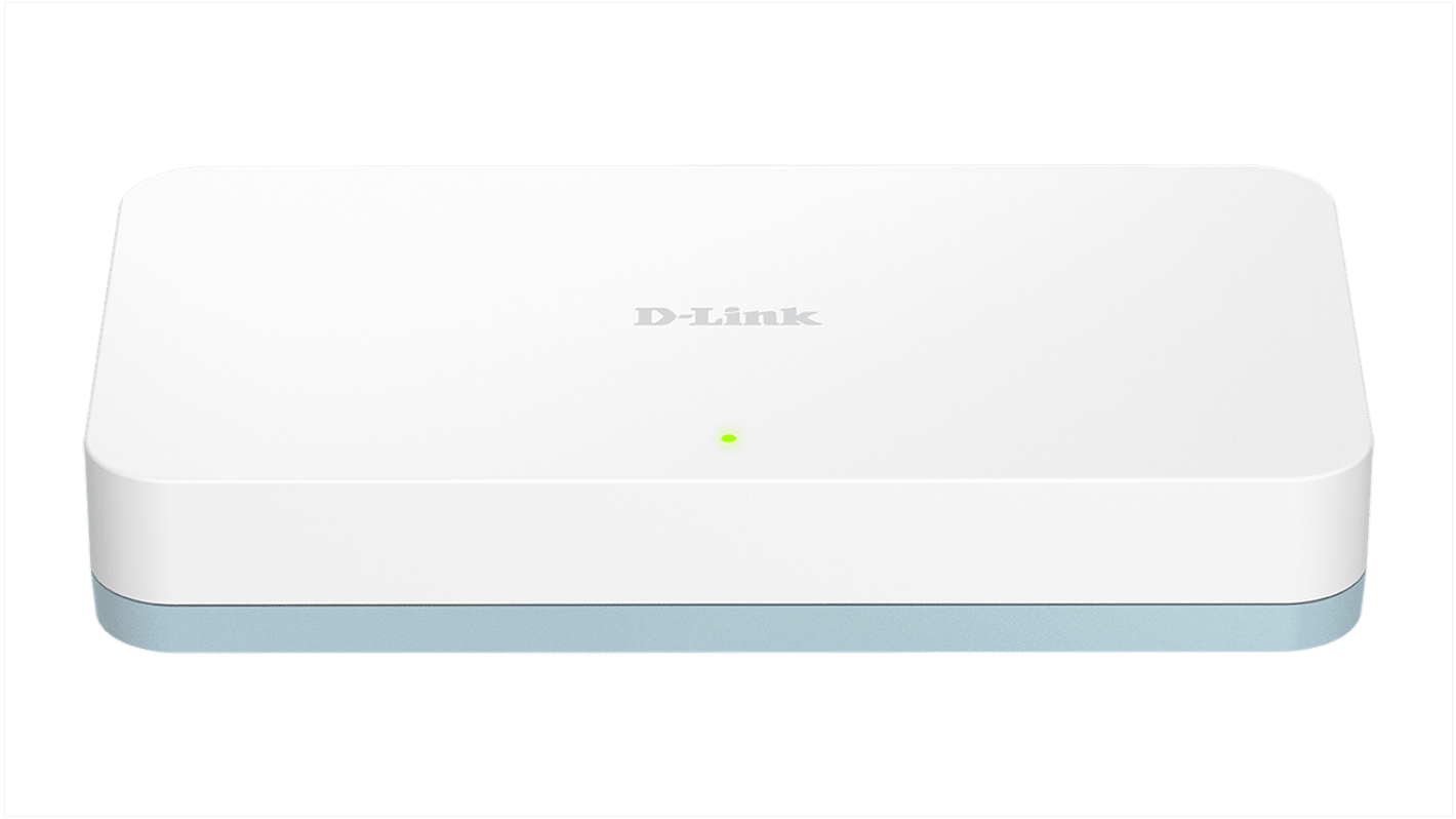 D-Link Ethernet Switch, Unmanaged 8 Port Gigabit Switch, EU