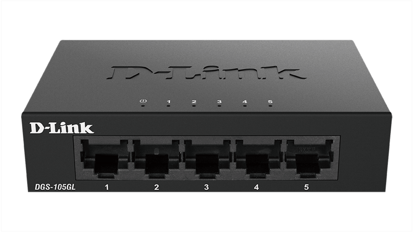 D-Link Unmanaged 5 Port Ethernet Switch, EU