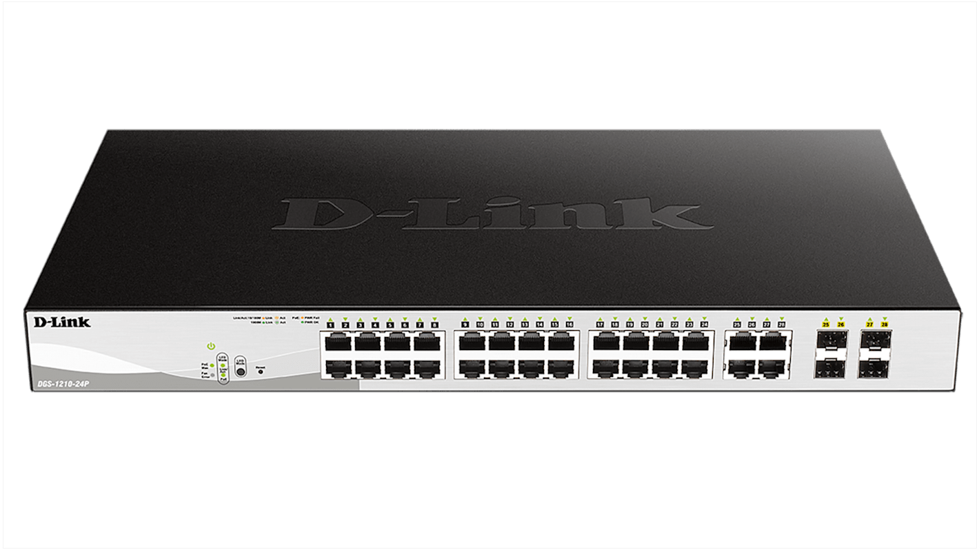 D-Link D-Link 24, Managed, Smart 24 Port Smart Switch With PoE EU