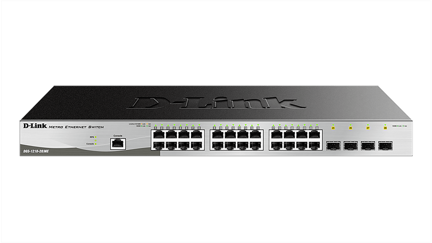 D-Link D-Link 24, Managed Switch 28 Port Ethernet Switch EU