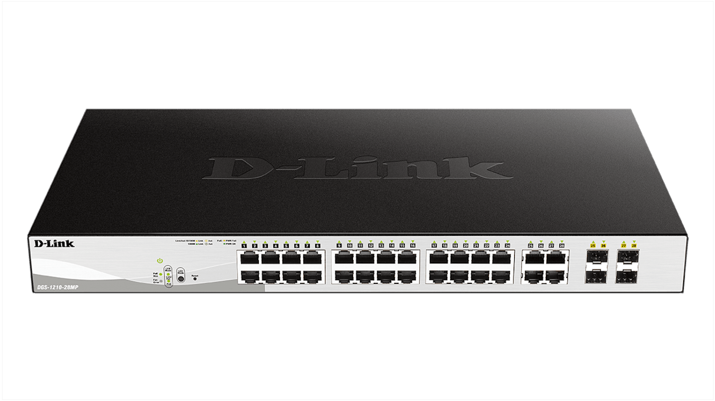 D-Link Smart Switch PoE 28-Port Managed, Smart EU