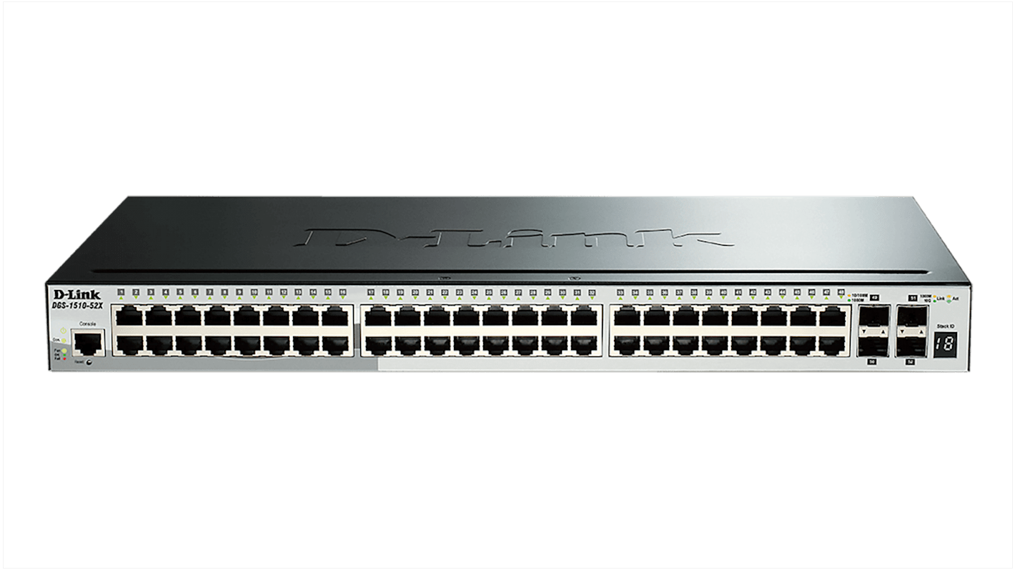 DGS-1510-52X, Managed, Smart 52 Port Smart Switch