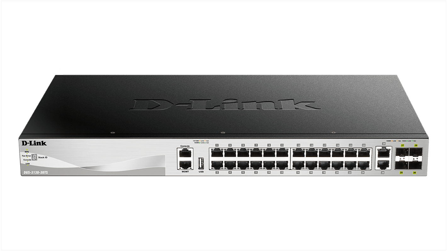 D-Link Managed Switch 30 Port Network Switch, EU