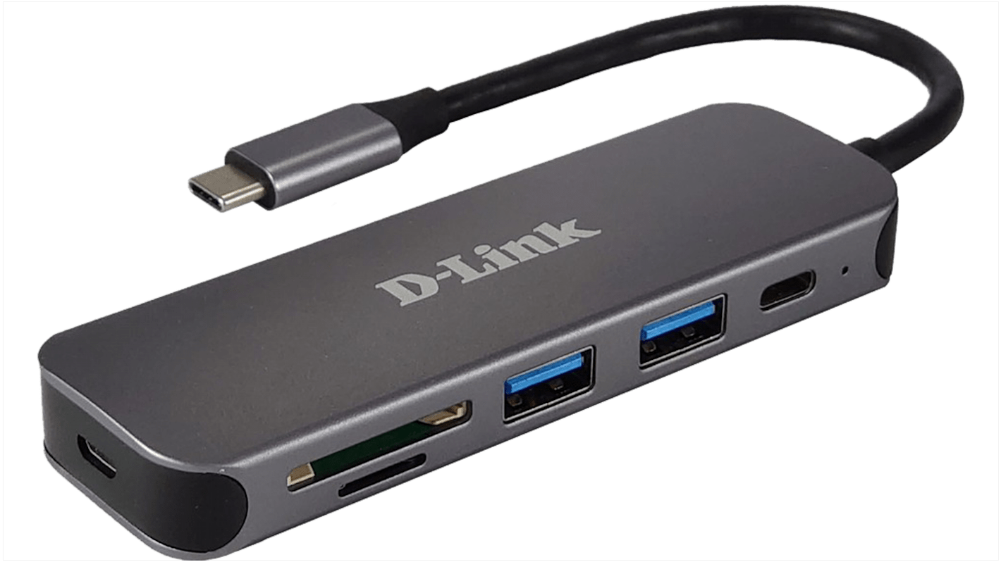 Hub USB C D-Link, DUB-2325/E, USB C USB 3 Bus USB USB A, USB C