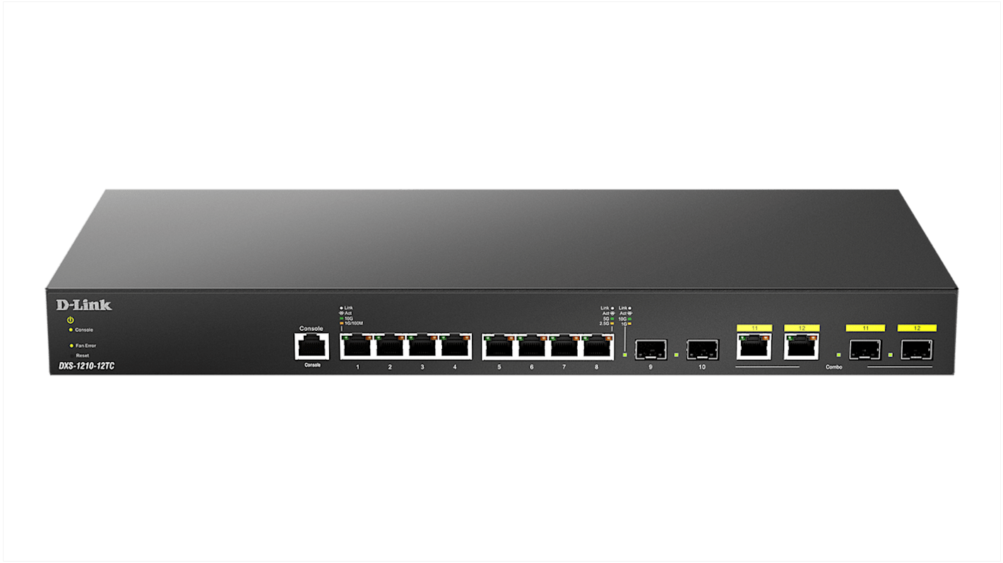 D-Link DXS-1210-12TC, Managed, Smart 12 Port Smart Switch EU