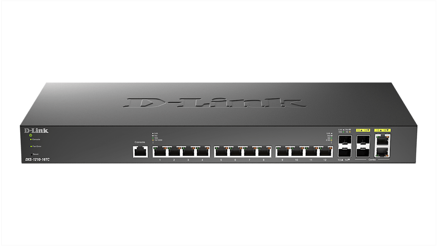 D-Link DXS-1210-16TC, Managed, Smart 16 Port Smart Switch EU