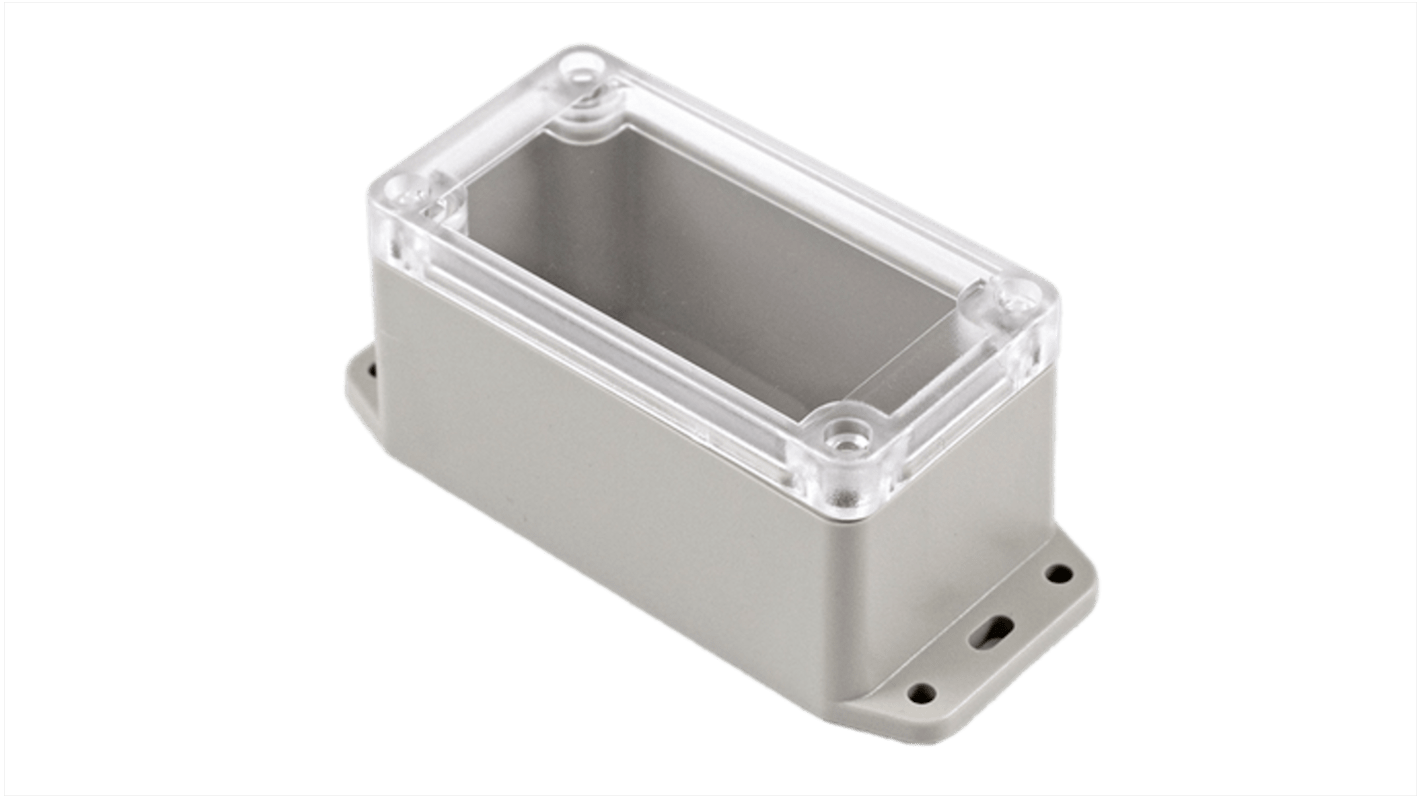 Caja de uso general Hammond de ABS Gris claro, 95 x 50 x 50mm, IP65