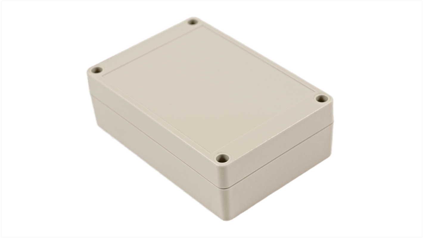 Caja de uso general Hammond de ABS Gris claro, 125 x 85 x 40mm, IP65