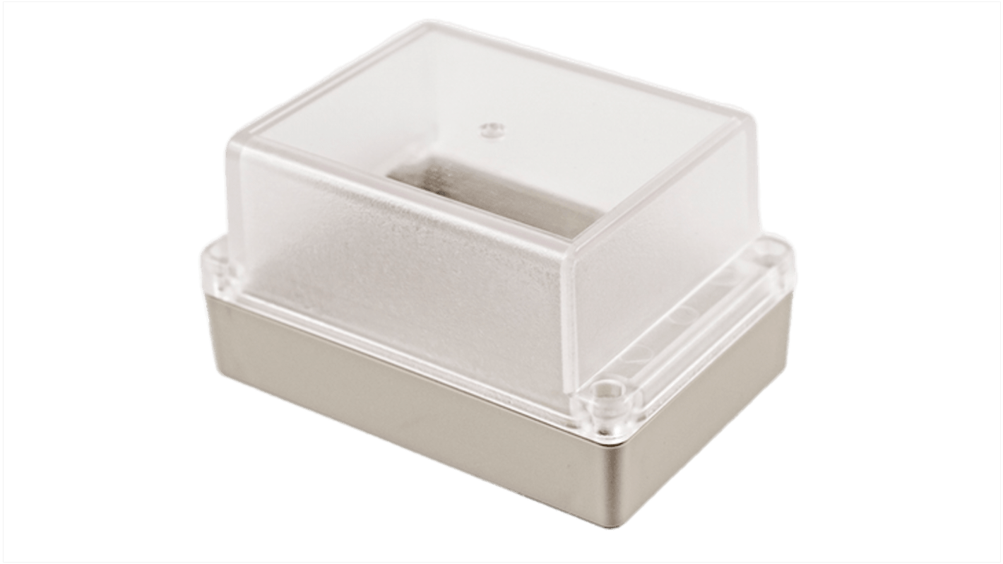 Caja de uso general Hammond de ABS Gris claro, 125 x 85 x 70mm, IP65