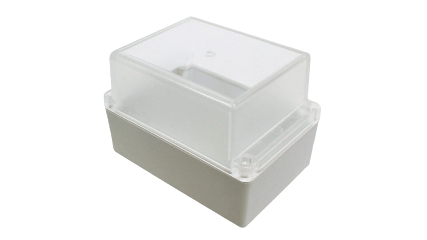 Caja de uso general Hammond de Policarbonato Gris claro, 125 x 85 x 85mm, IP65