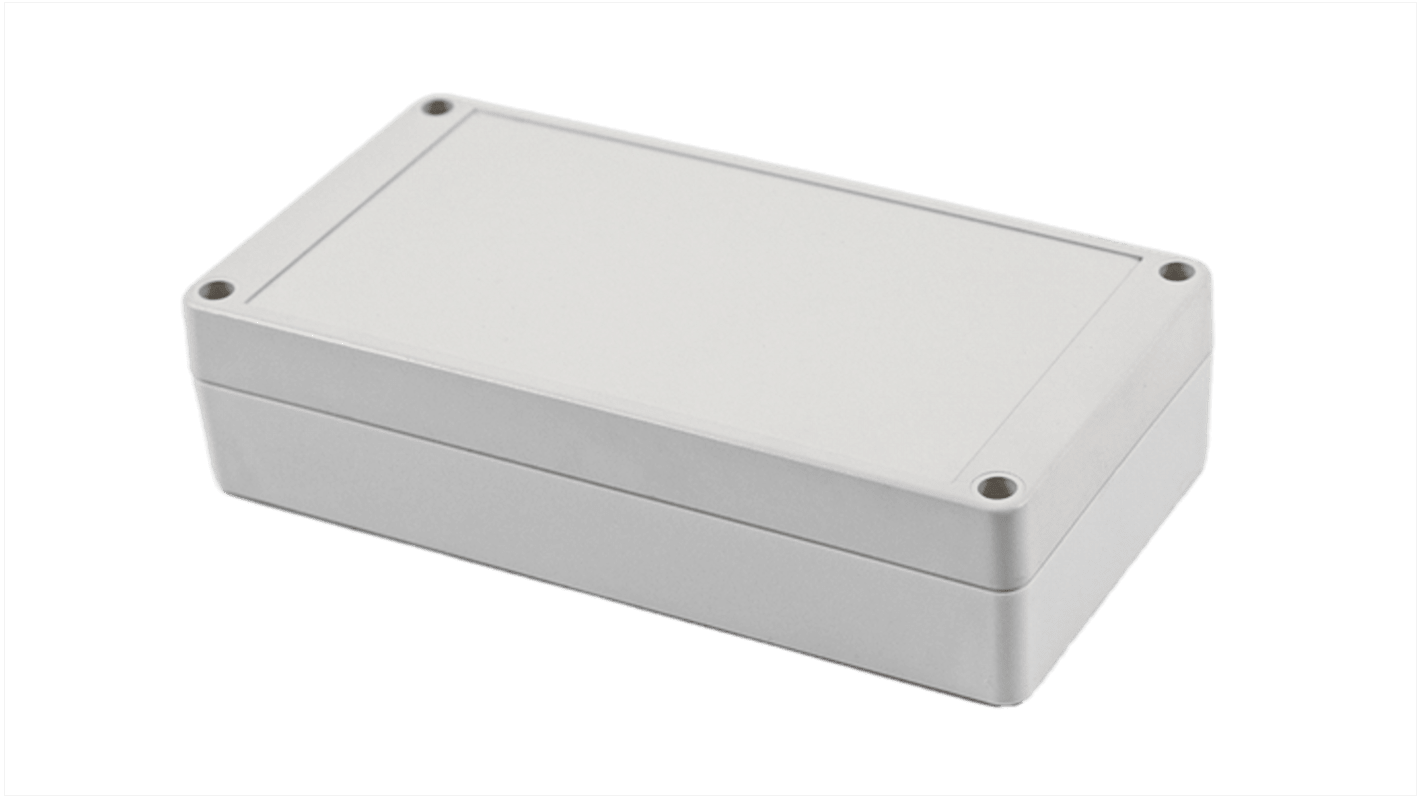 Caja de uso general Hammond de Policarbonato Gris claro, 165 x 85 x 40mm, IP65