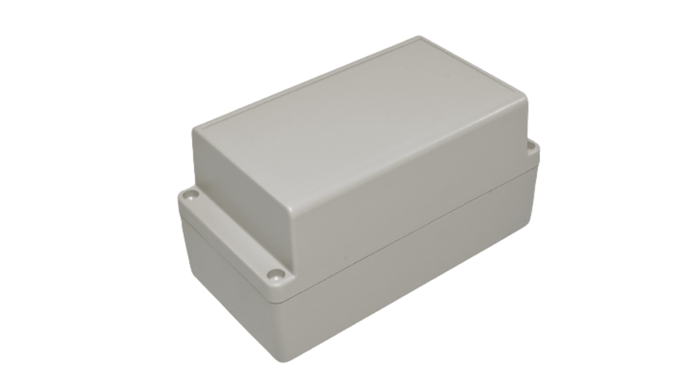 Hammond RP Series Light Grey ABS General Purpose Enclosure, IP65, Light Grey Lid, 165 x 85 x 85mm