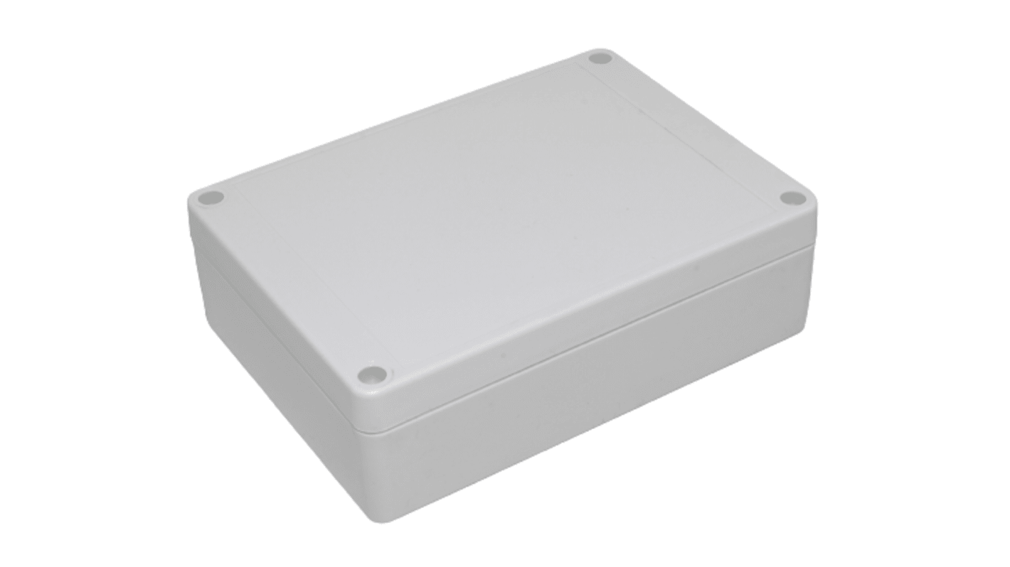 Hammond RP Series Light Grey Polycarbonate General Purpose Enclosure, IP65, Light Grey Lid, 145 x 105 x 40mm