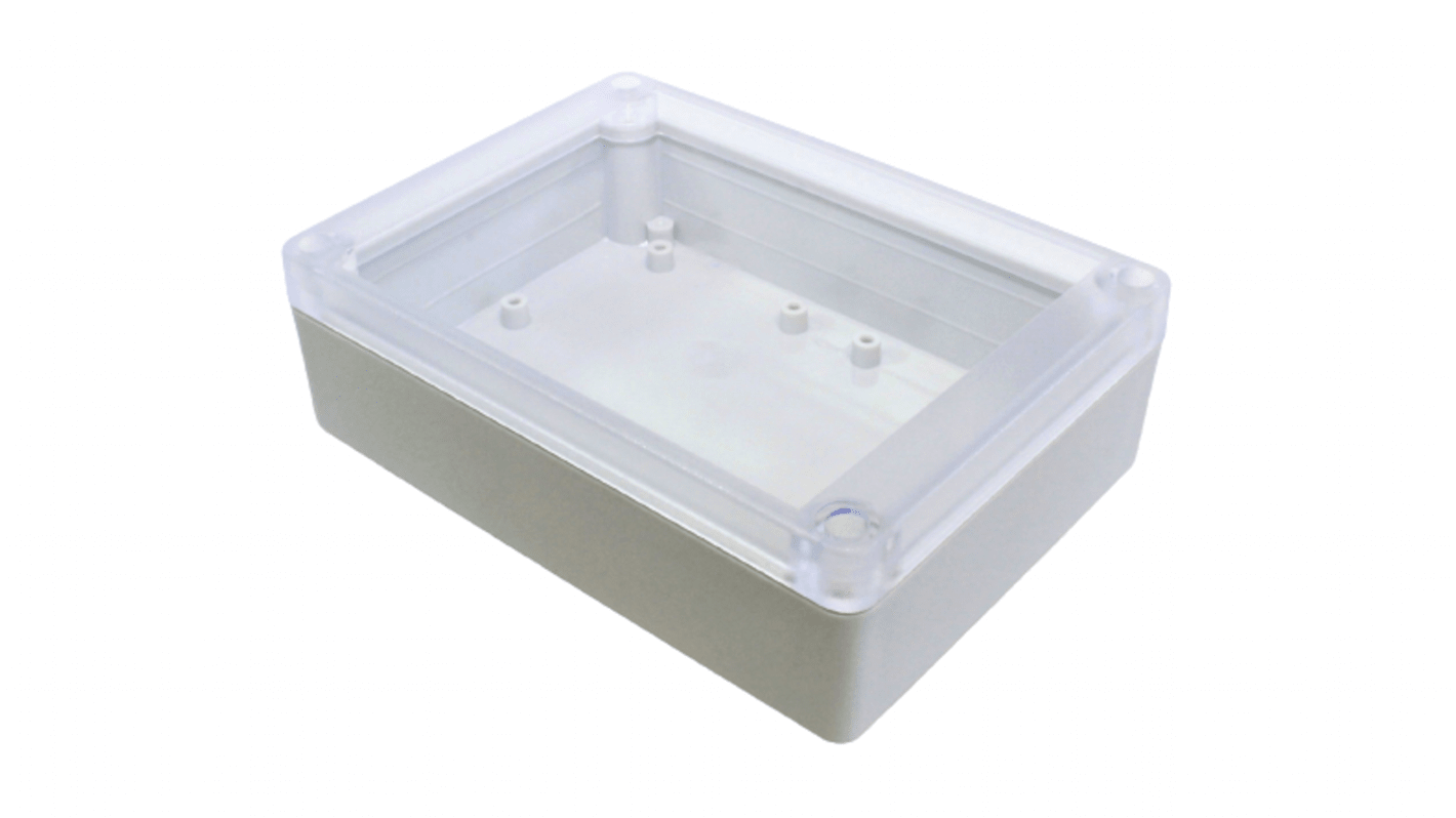 Caja de uso general Hammond de Policarbonato Gris claro, 145 x 105 x 40mm, IP65