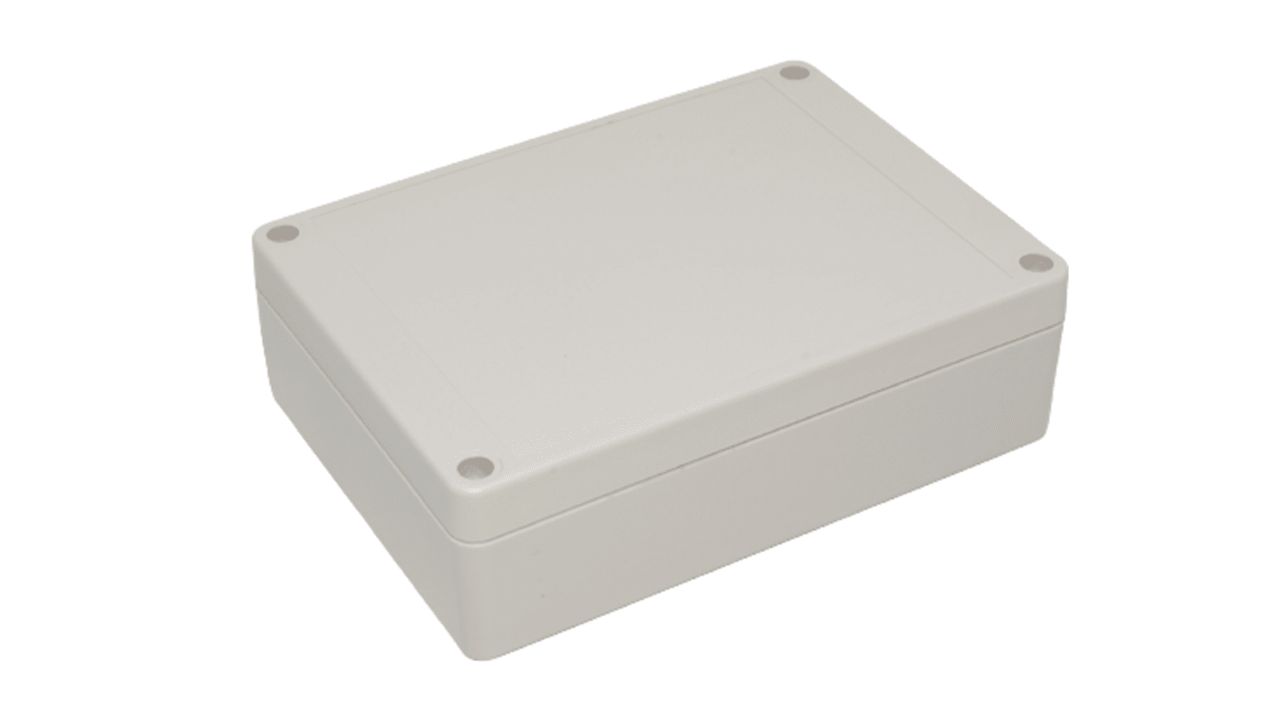 Hammond RP Series Light Grey ABS General Purpose Enclosure, IP65, Light Grey Lid, 145 x 105 x 40mm