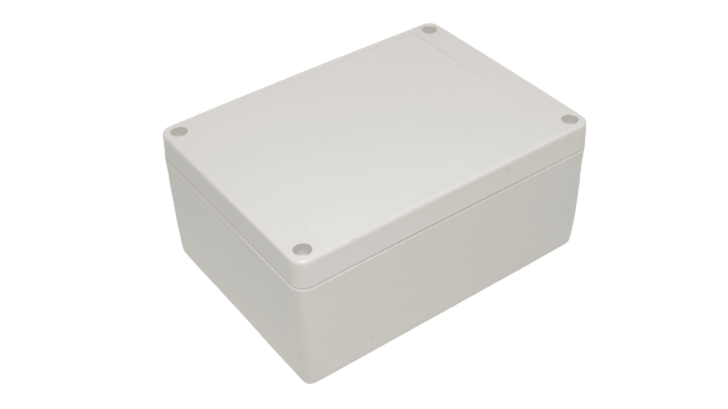 Hammond RP Series Light Grey ABS General Purpose Enclosure, IP65, Light Grey Lid, 145 x 105 x 60mm