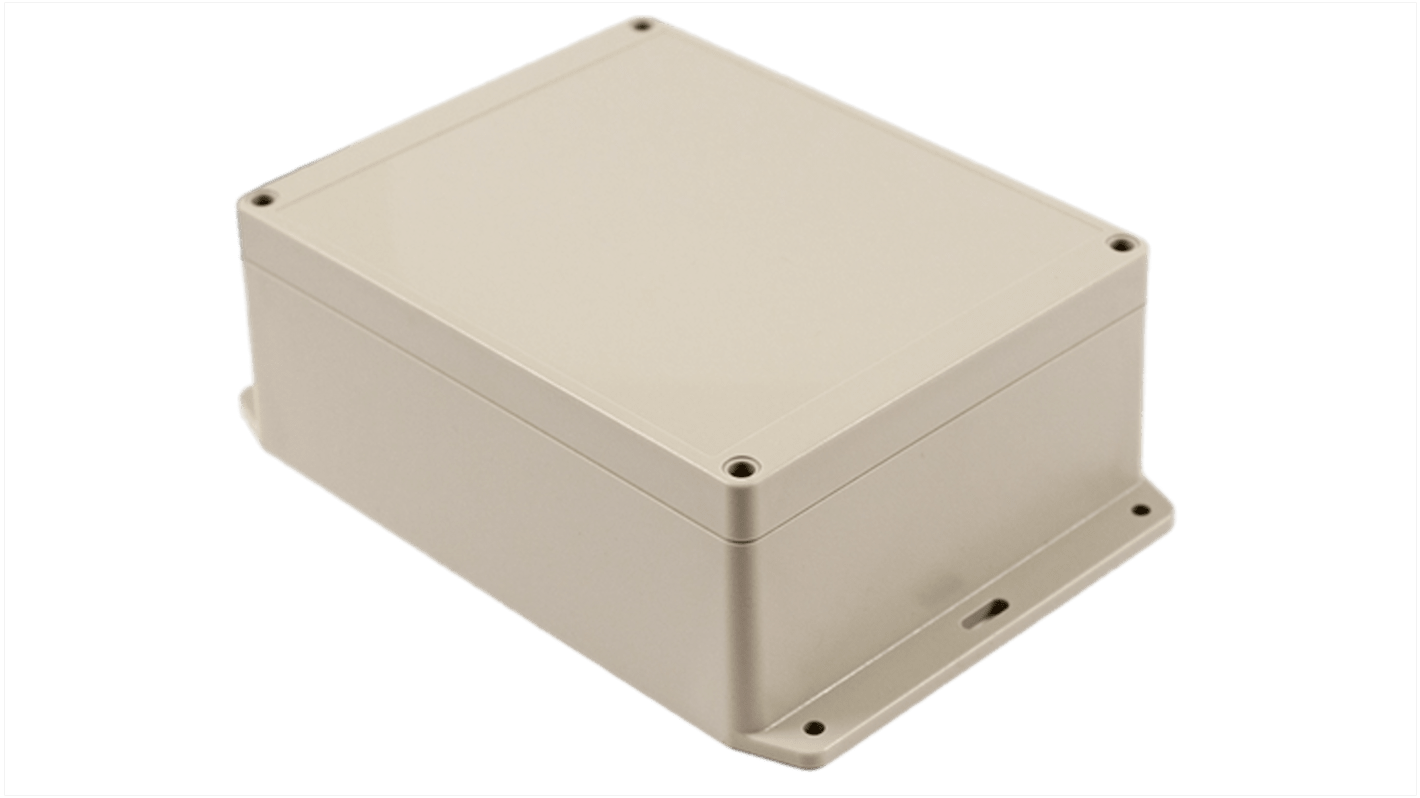 Caja de uso general Hammond de ABS Gris claro, 186 x 146 x 75mm, IP65
