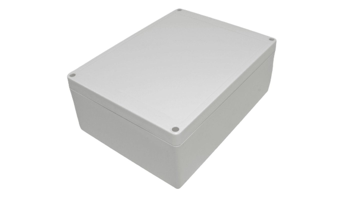 Caja de uso general Hammond de Policarbonato Gris claro, 220 x 165 x 85mm, IP65