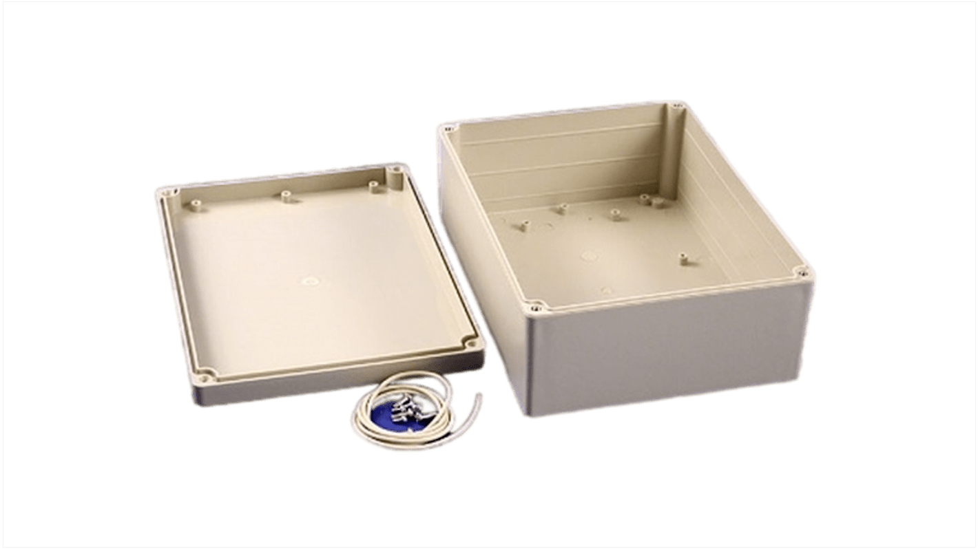 Caja de uso general Hammond de ABS Gris claro, 220 x 165 x 85mm, IP65