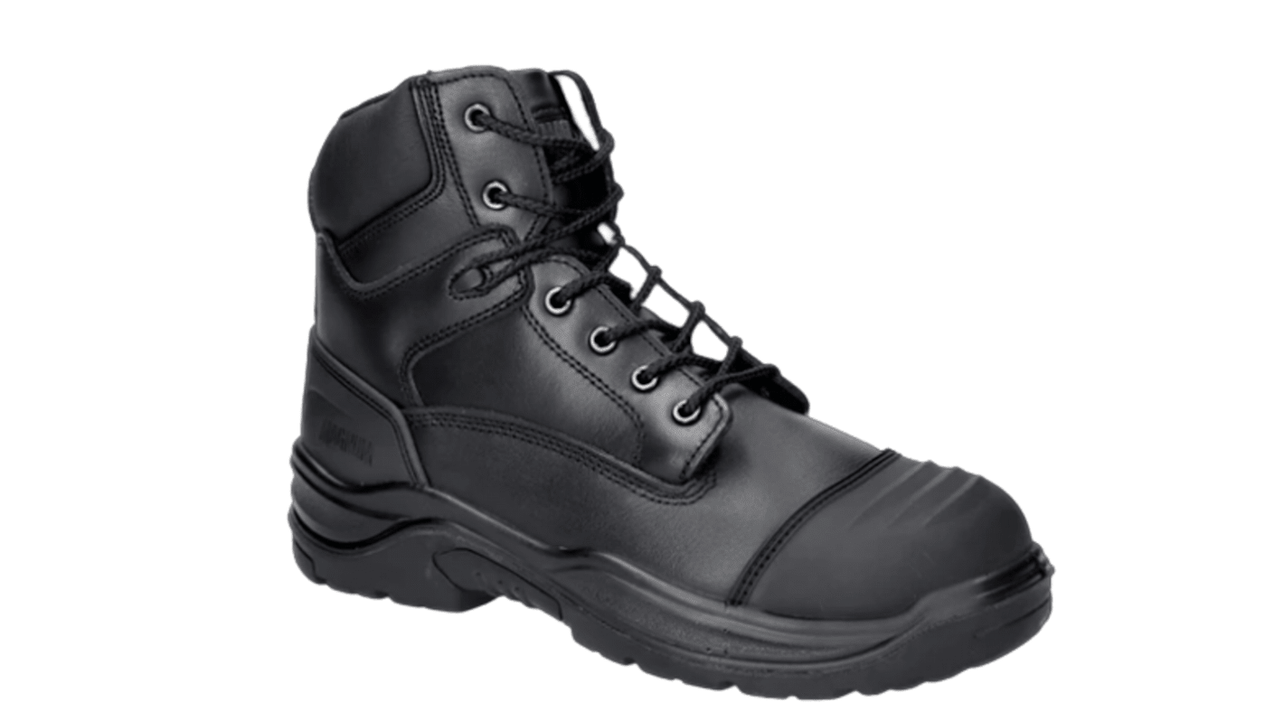 Botas de seguridad Goliath, serie Roadmaster Metatarsal de color Negro, talla 47