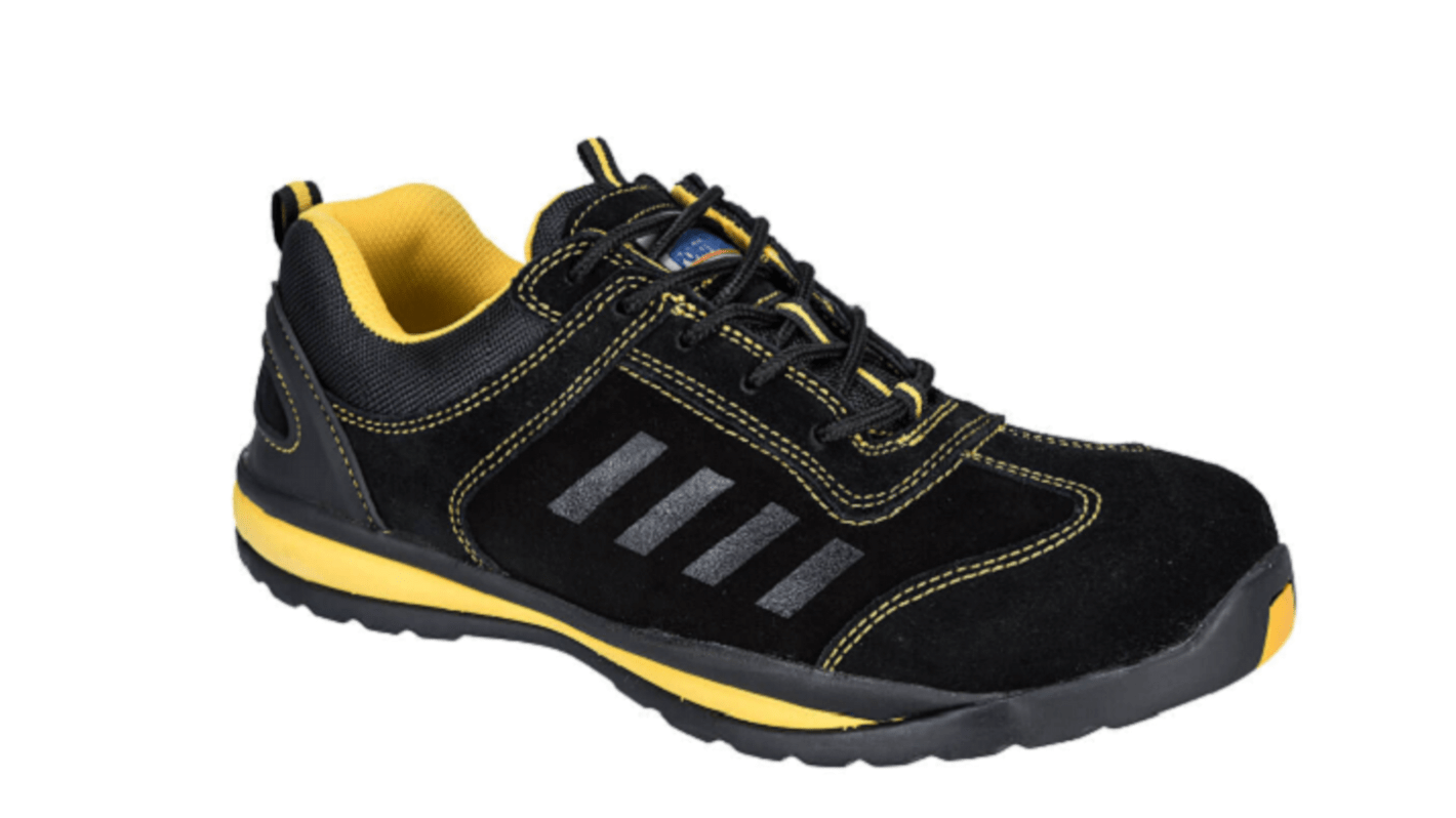 Magnum FW34 Unisex Black, Yellow  Toe Capped Safety Trainers, UK 3, EU 35