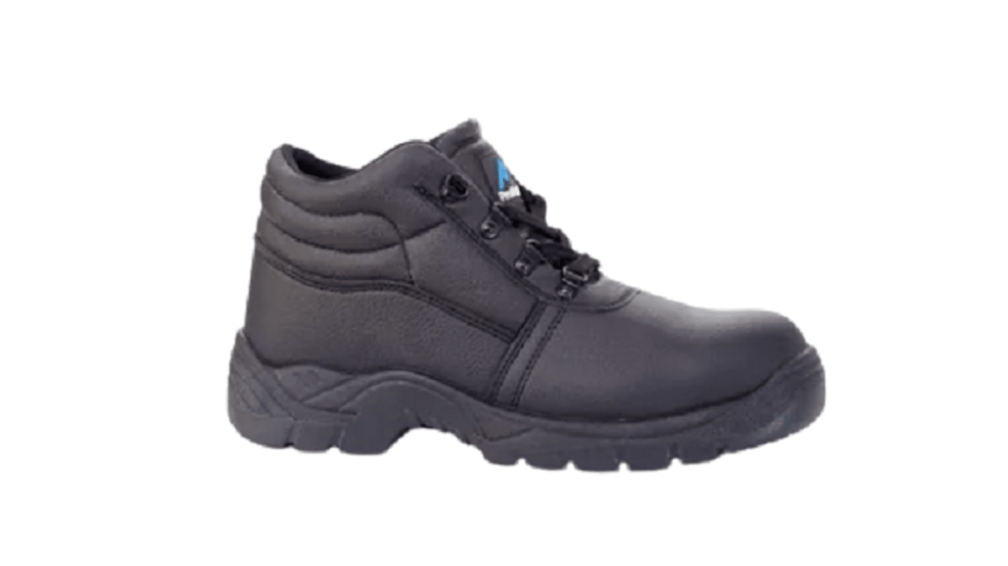 Magnum Utah Black Steel Toe Capped Unisex Safety Boot, UK 3, EU 35